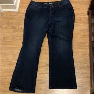 Lane Bryant Dark Wash Boot Cut Jeans